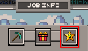 Sternsymbol zum Öffnen der Levelmap in den Job-Details