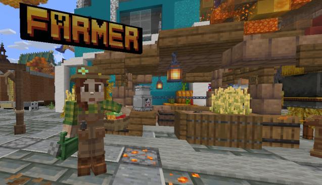 Farmer-NPC am CityBuild-Spawn