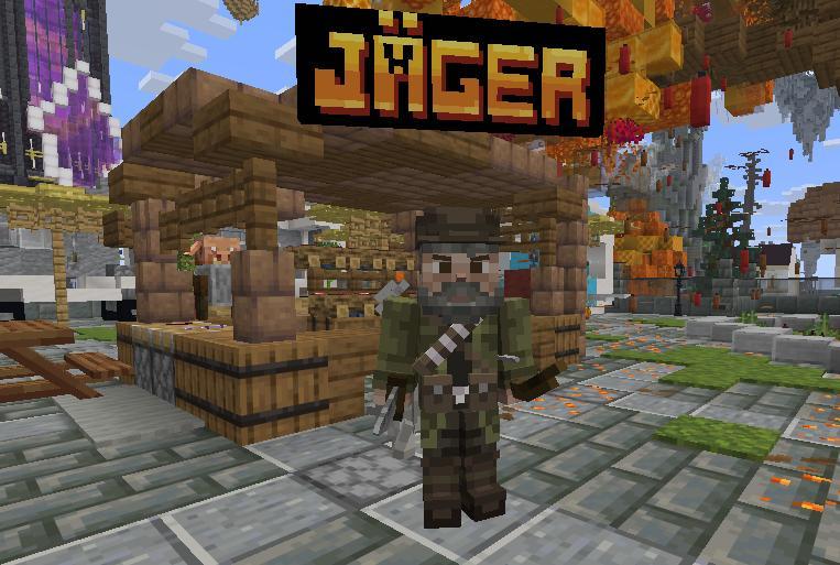 Jäger-NPC am CityBuild-Spawn